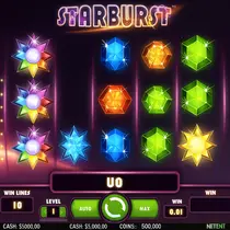 RocketSpin - Starburst Slot Game - Free Spins and Expanding Wilds
